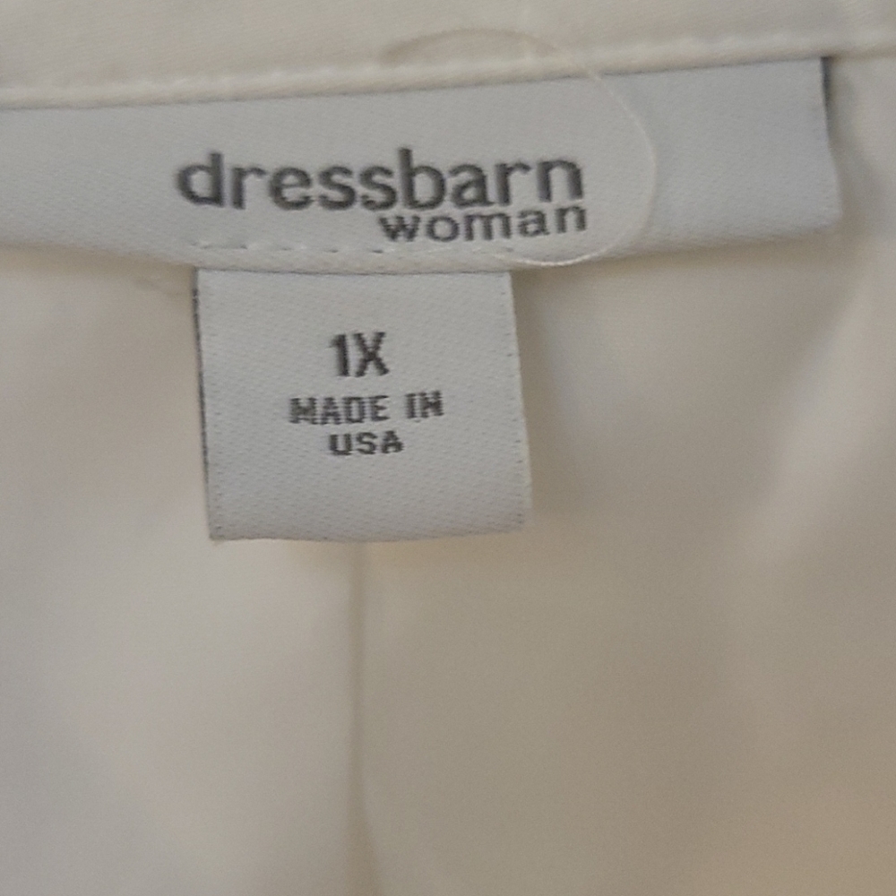 π
ΊDRESSBARN 1980s White Floral Textured Coquette Blazer Shacket - Picture 7 of 10